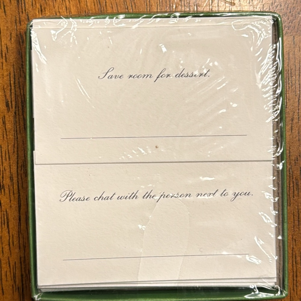 NEW Kate Spade dining place cards. (12) & 8 unbranded card holders. - Picture 4 of 4